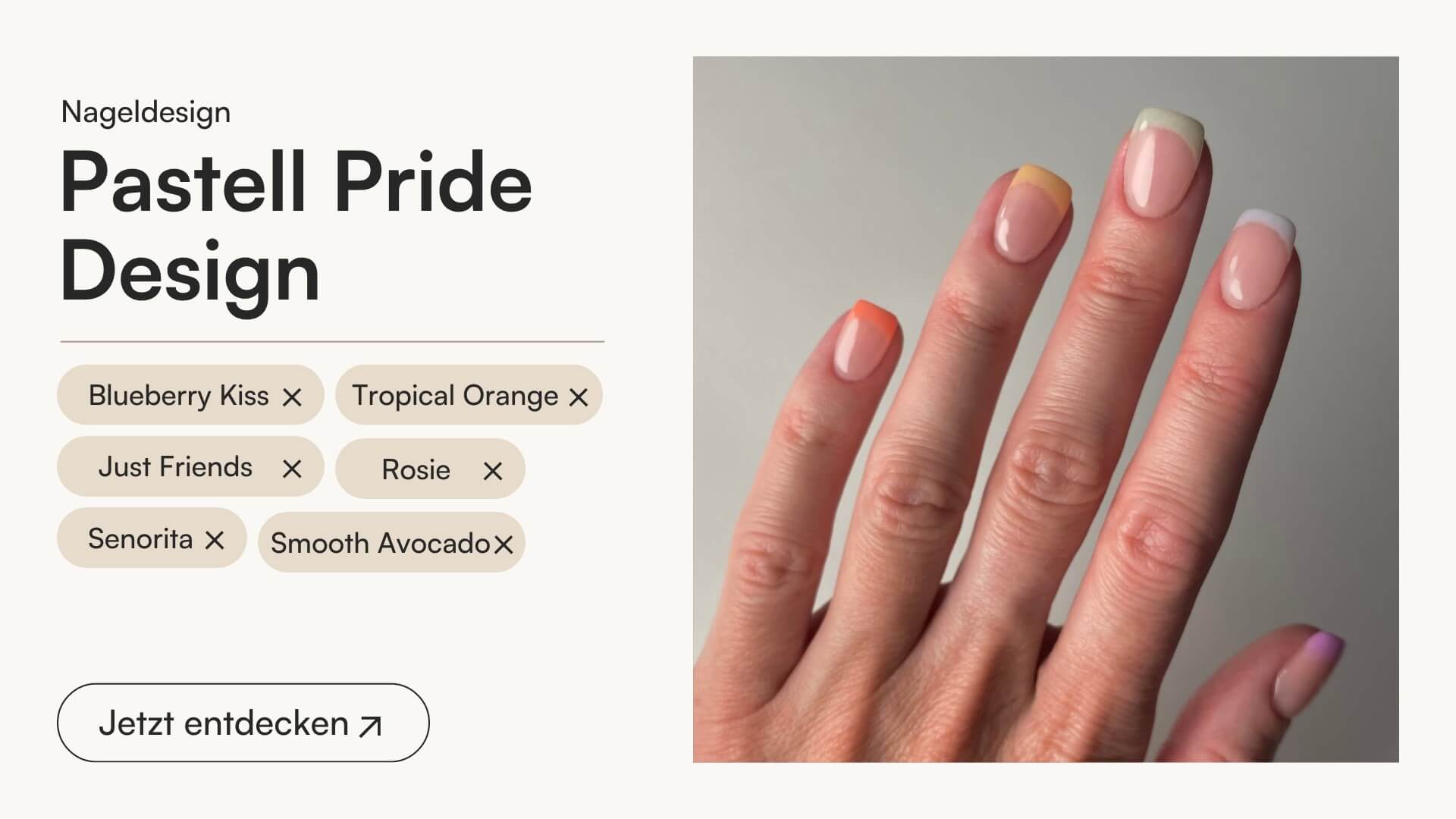 Pastell Pride French Design - Doonails Switzerland