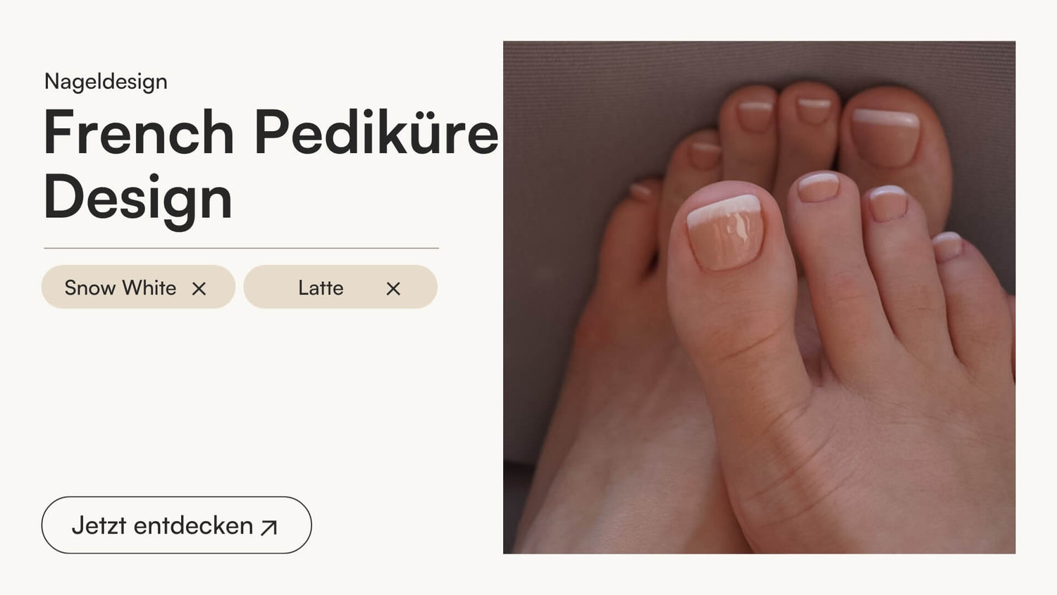 French Pediküre Design - Doonails Switzerland