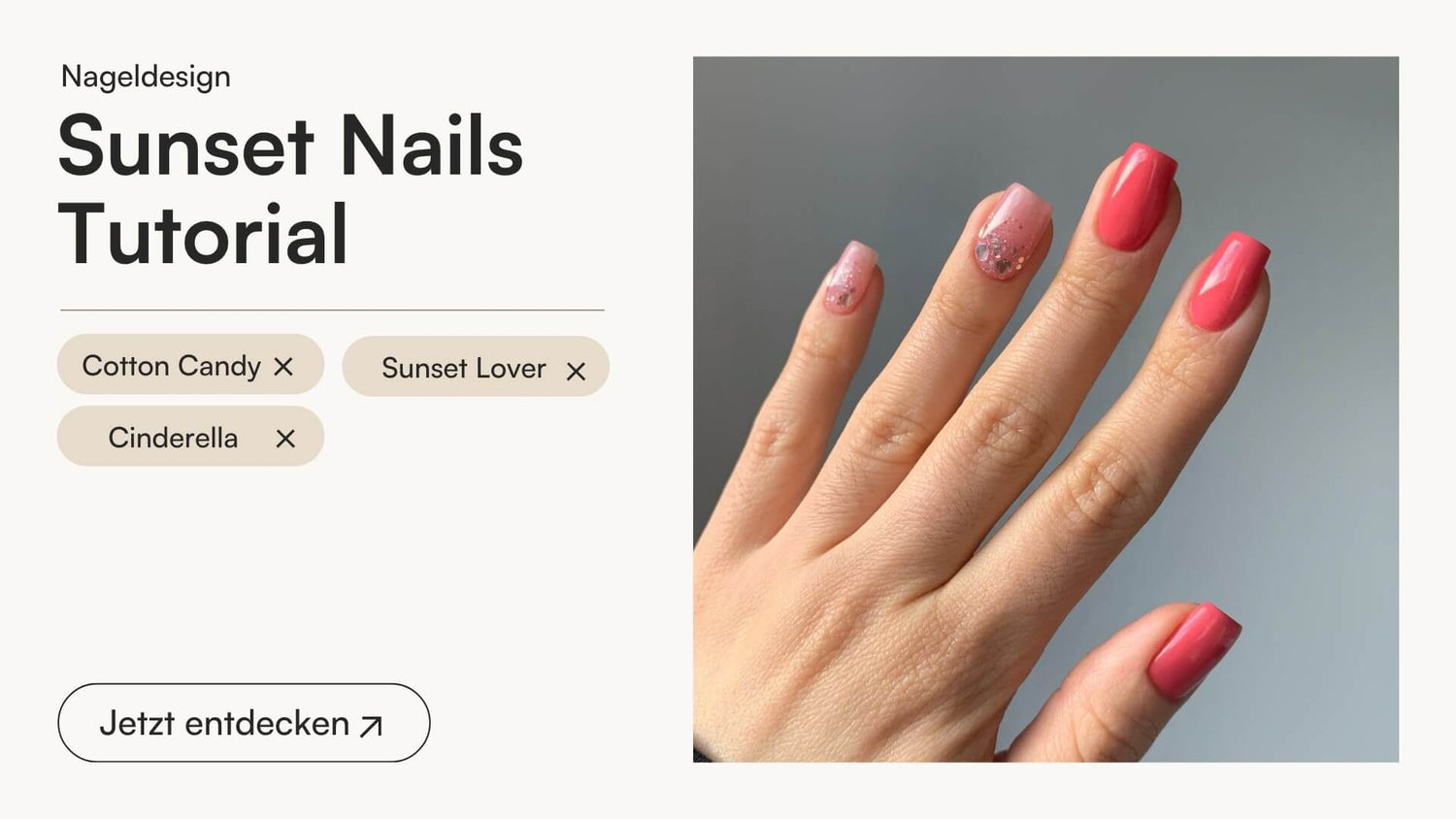 Sunset Nails Tutorial - Doonails Switzerland
