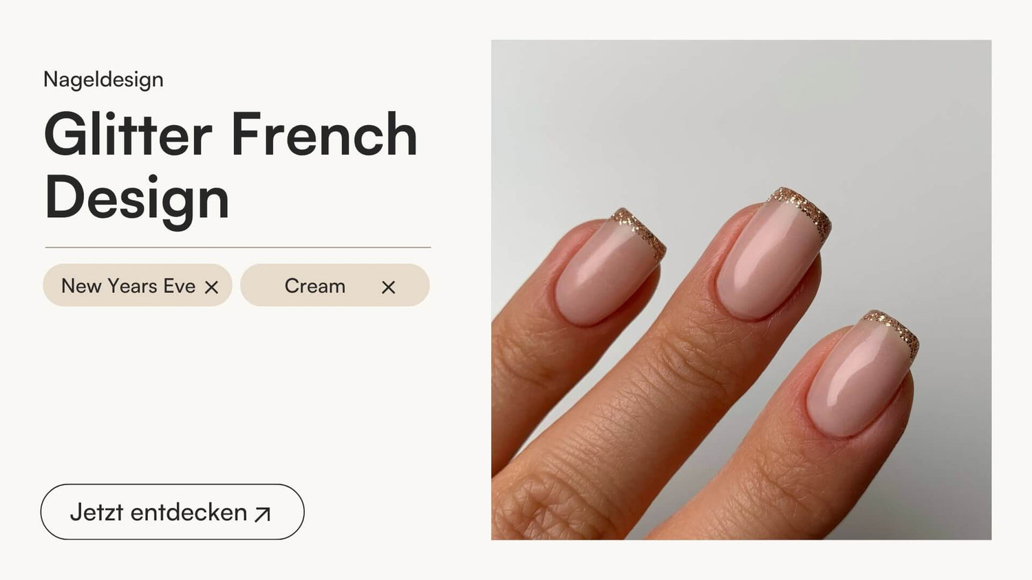 Glitter French Design - Doonails Switzerland
