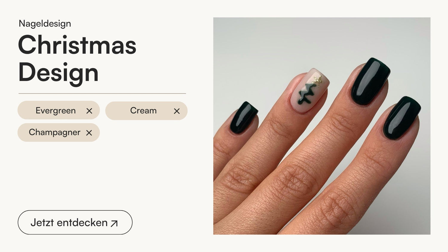Evergreen Christmas Design - Doonails Switzerland