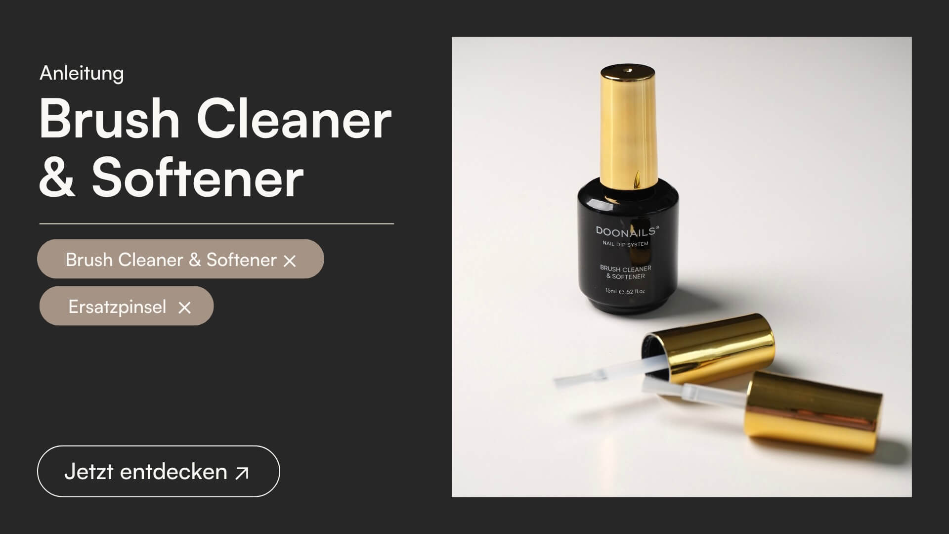 Was ist der Brush Cleaner & Softener (Brush Saver) - Doonails Switzerland