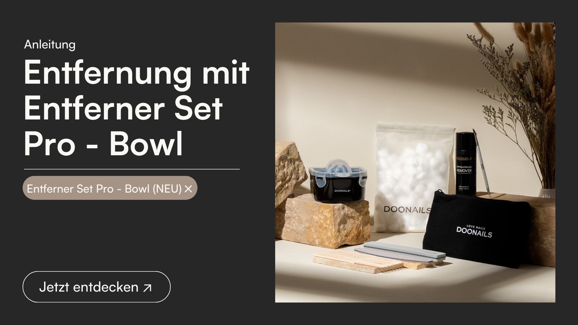 Dipping Powder entfernen mit dem Entferner Set Pro - Bowl - Doonails Switzerland