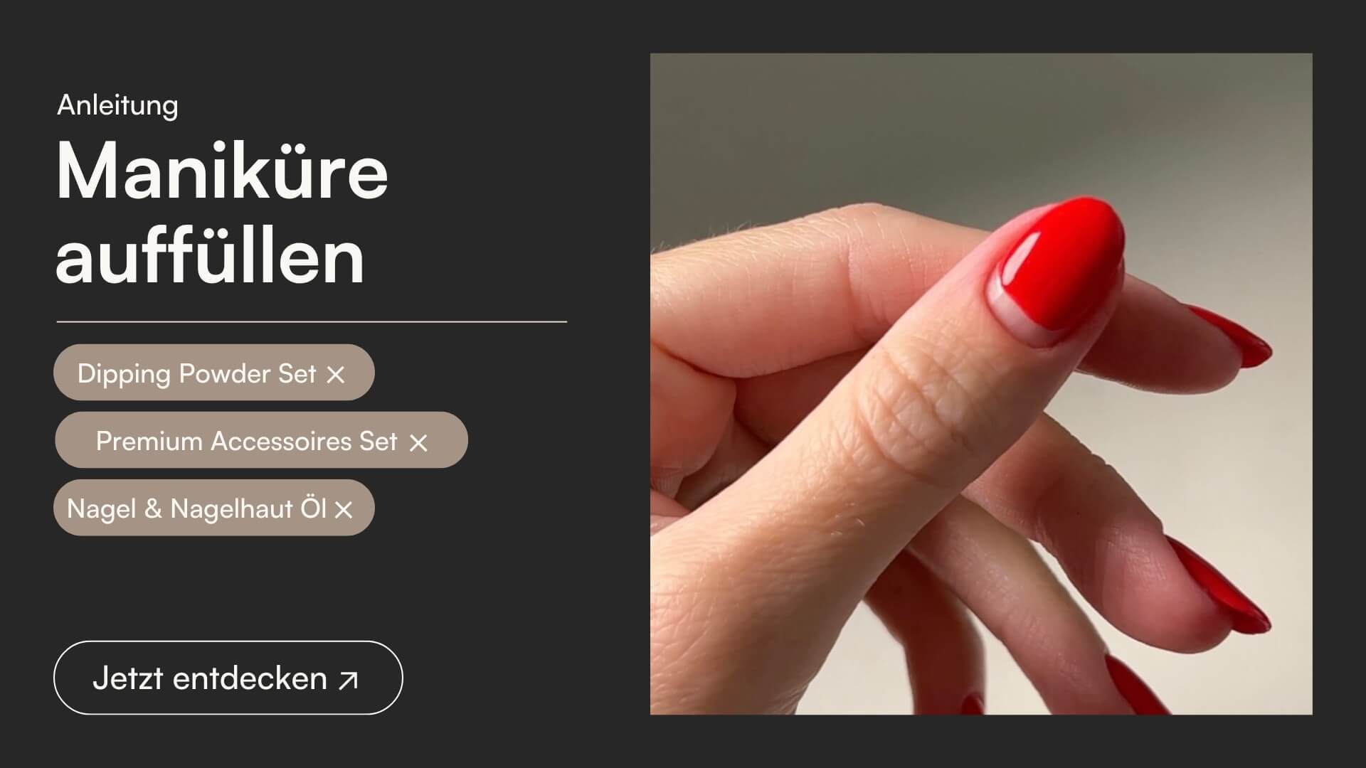 Dipping Powder Maniküre Auffüllen - Doonails Switzerland