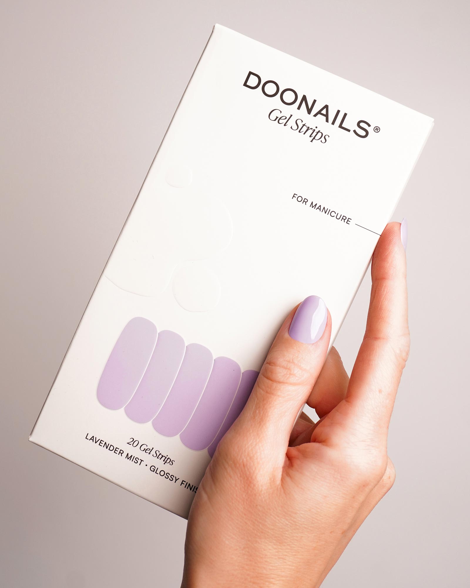 Lavender Mist Gel Strips - Doonails Switzerland