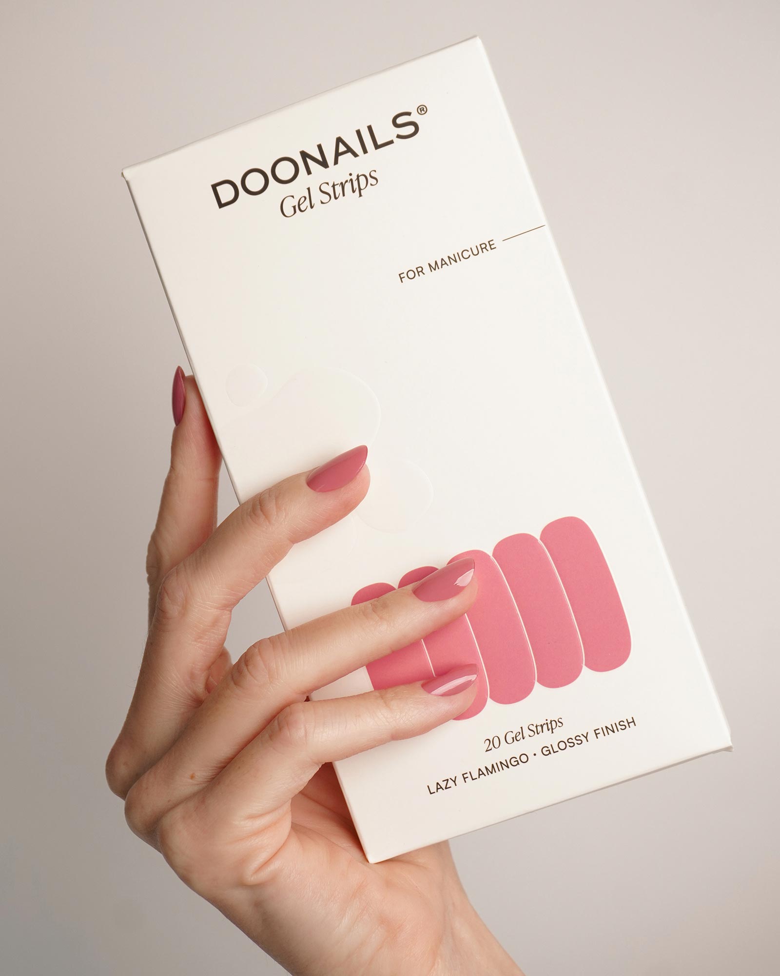 Lazy Flamingo Gel Strips - Doonails Switzerland