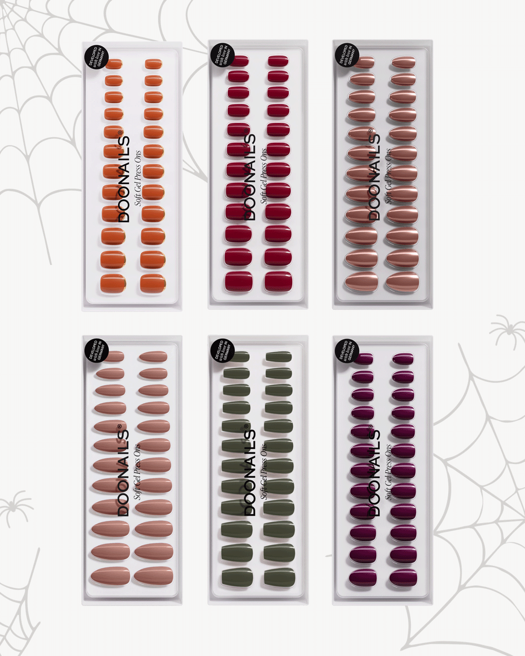 Farben Spar-Bundle - Soft Gel Press Ons