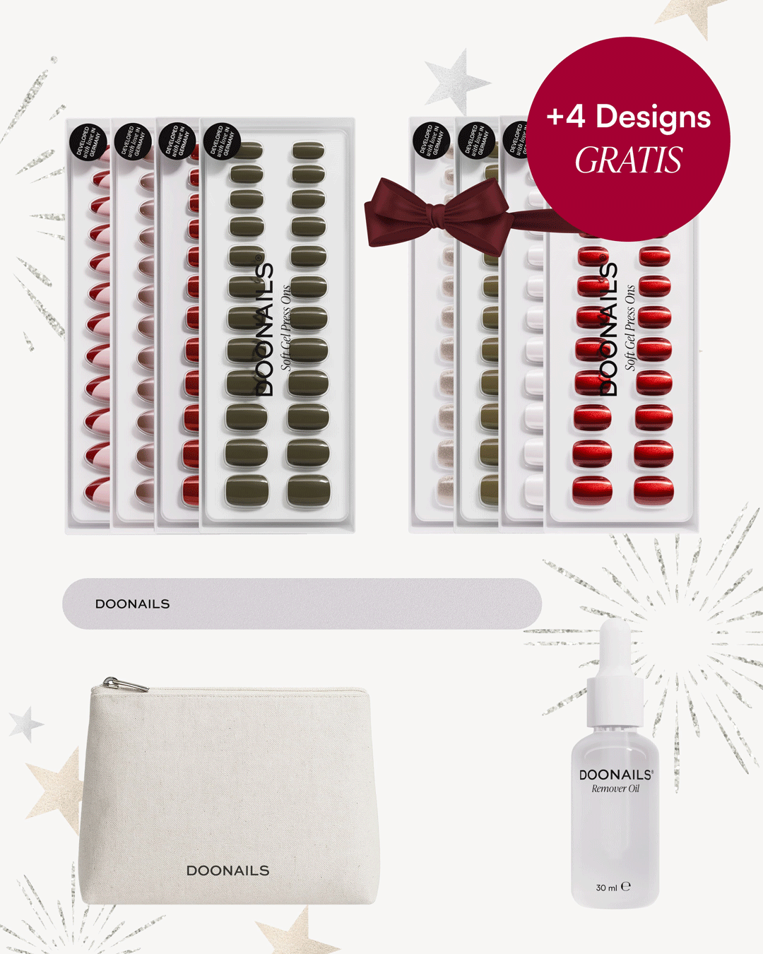 Neujahrs Starter Set - Soft Gel Press Ons