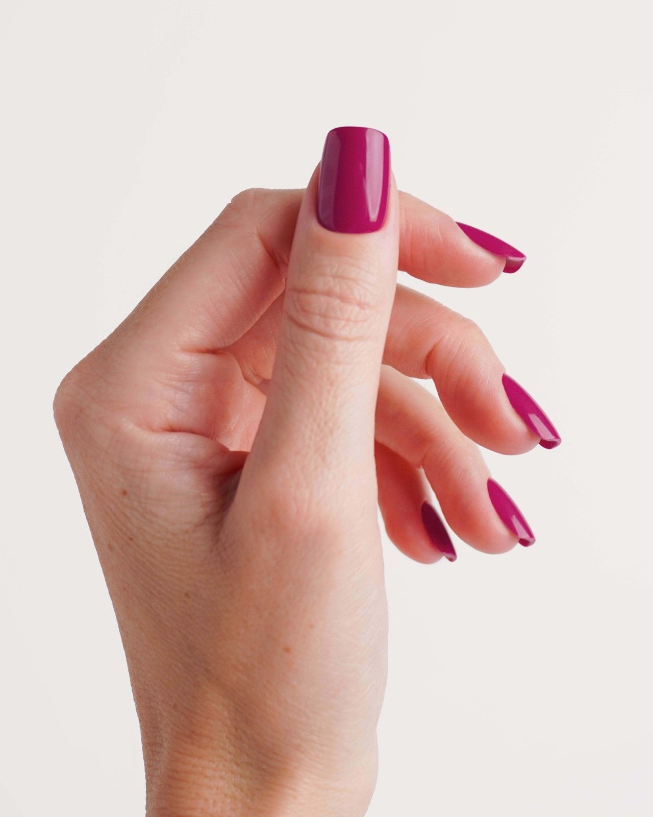 Acai Berry Short Square Soft Gel Press Ons - Doonails Switzerland