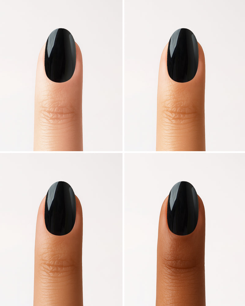 Dark Dream Short Round Soft Gel Press Ons