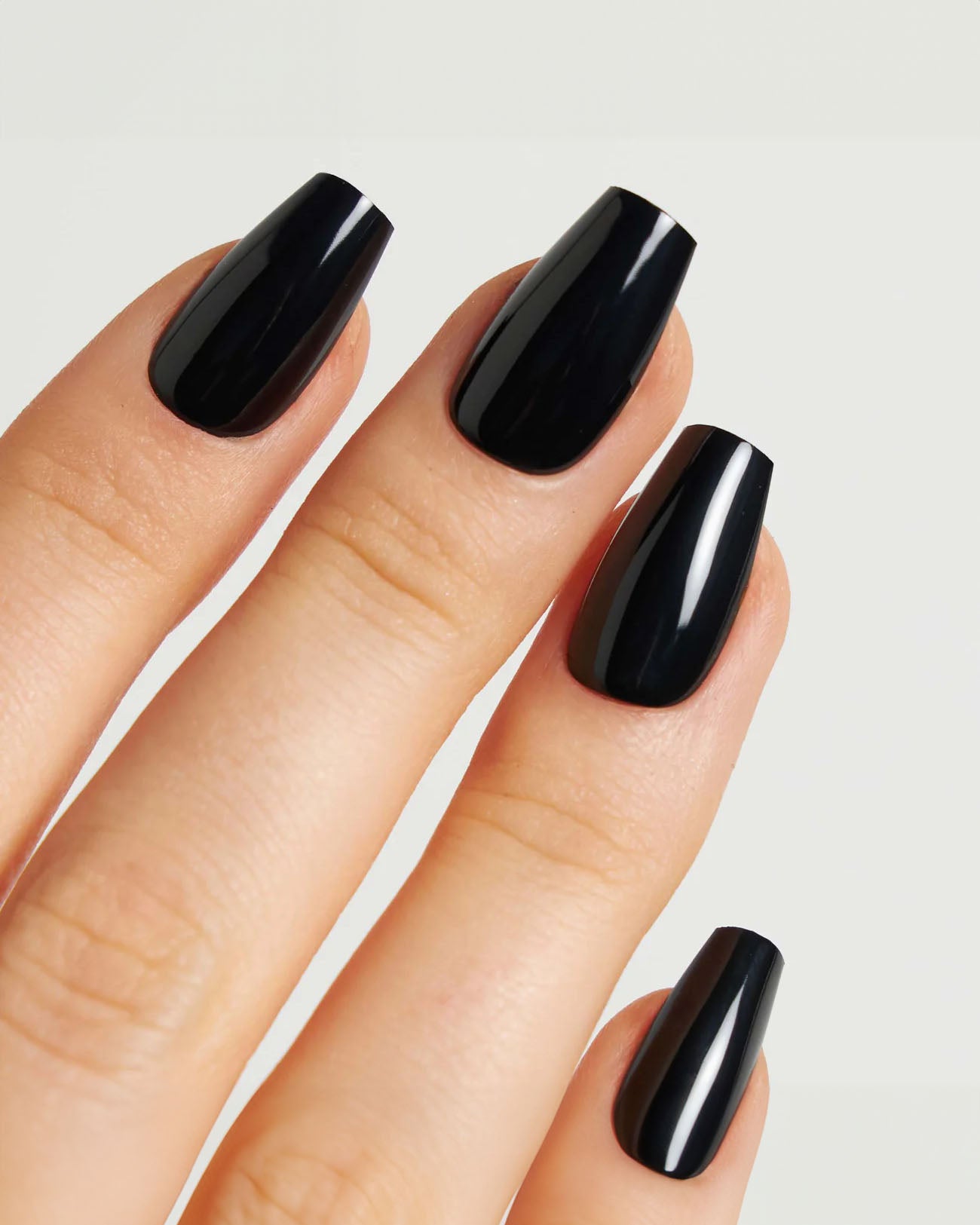 Dark Dream Short Coffin Soft Gel Press Ons - Doonails Switzerland