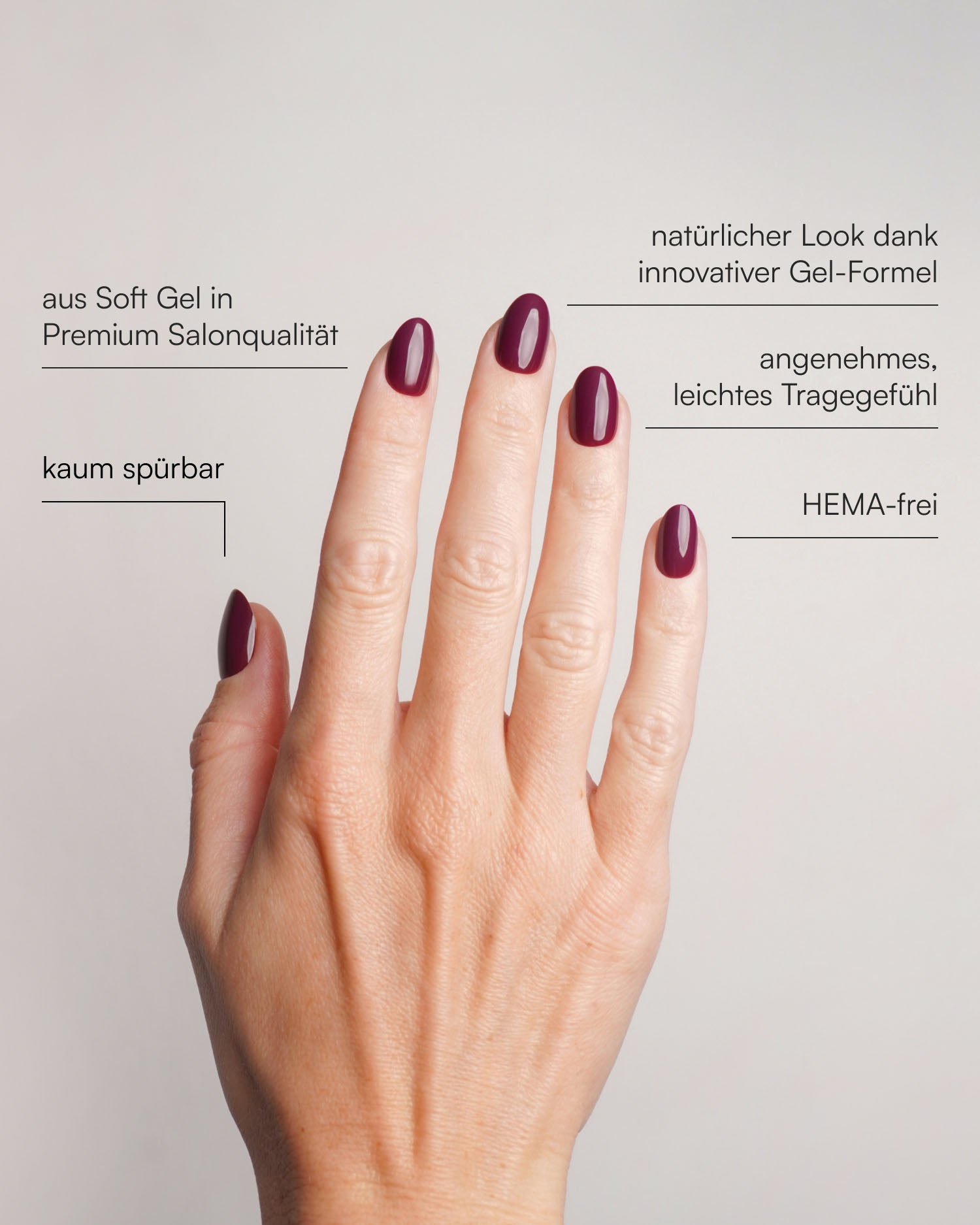 Into You Short Round Soft Gel Press Ons - Doonails Switzerland