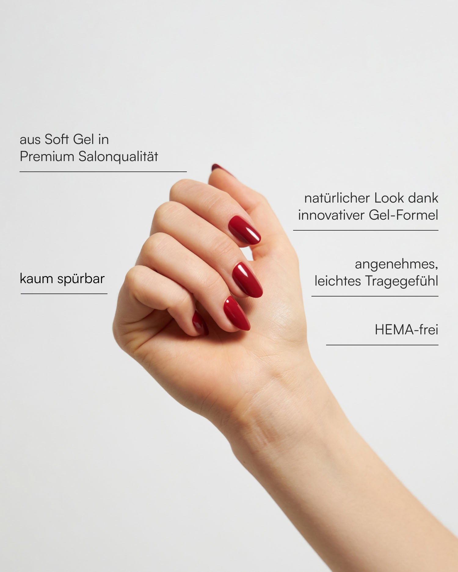 Mon Cheri Medium Round Soft Gel Press Ons - Doonails Switzerland