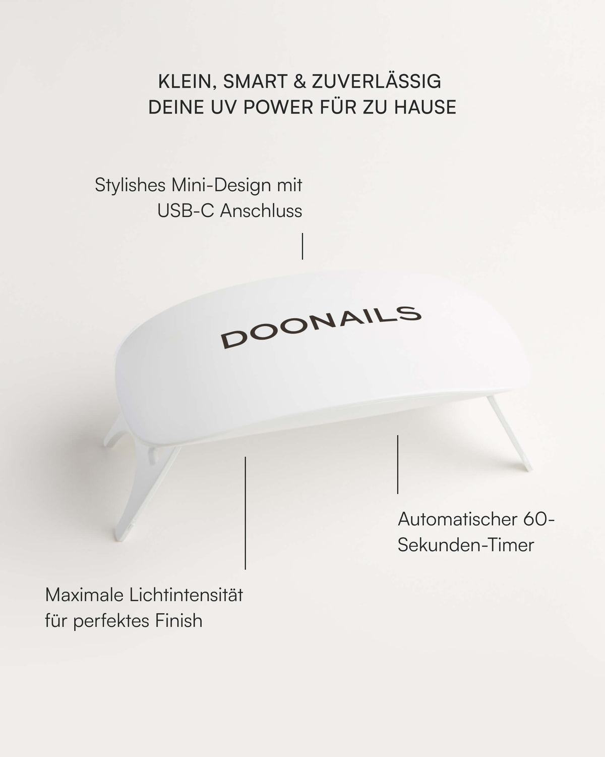 UV LED Lampe - Doonails Switzerland