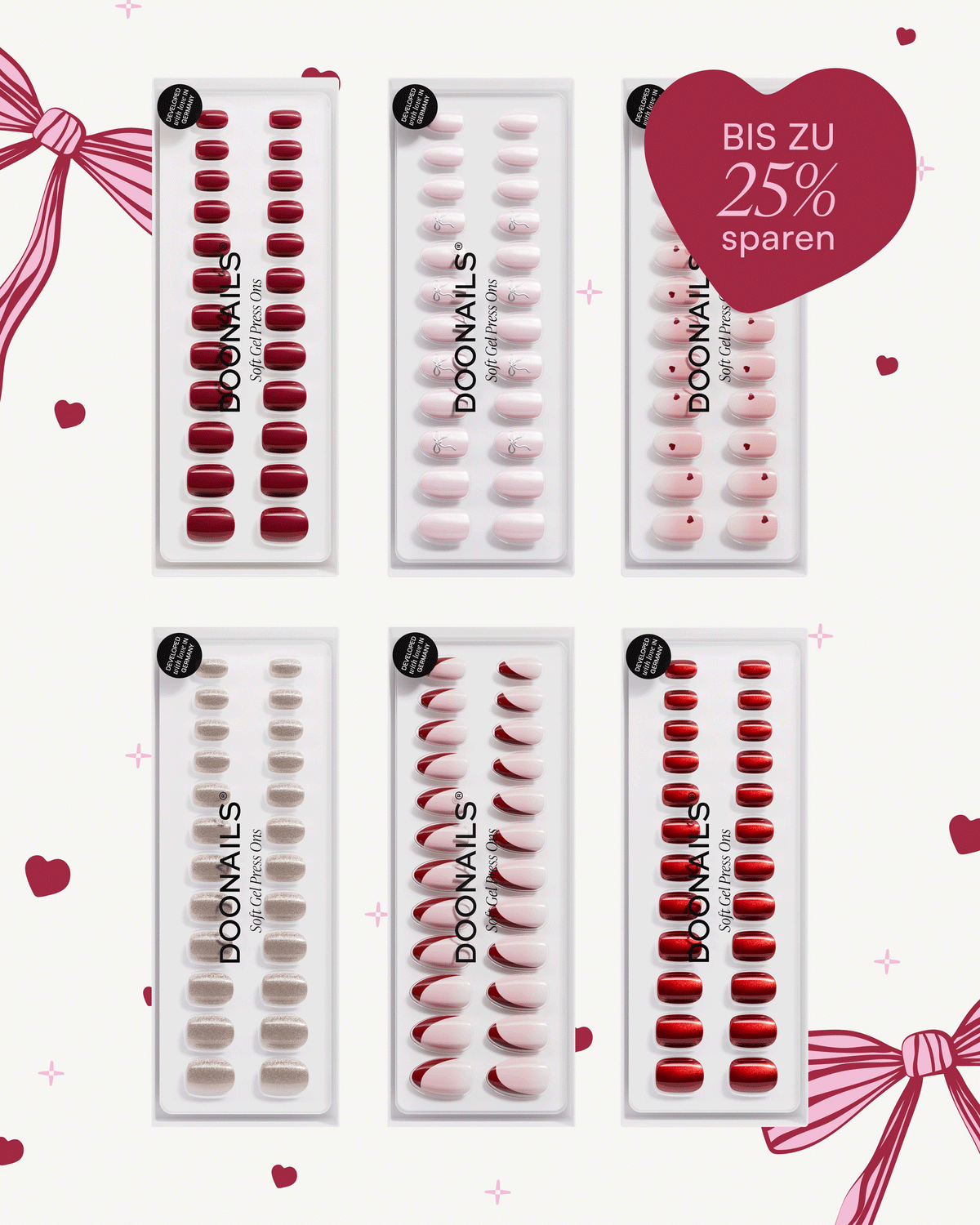 Mix & Match Nachfüll Bundle - Soft Gel Press Ons