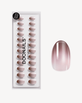 Brownie Short Round Soft Gel Press Ons - Doonails Switzerland