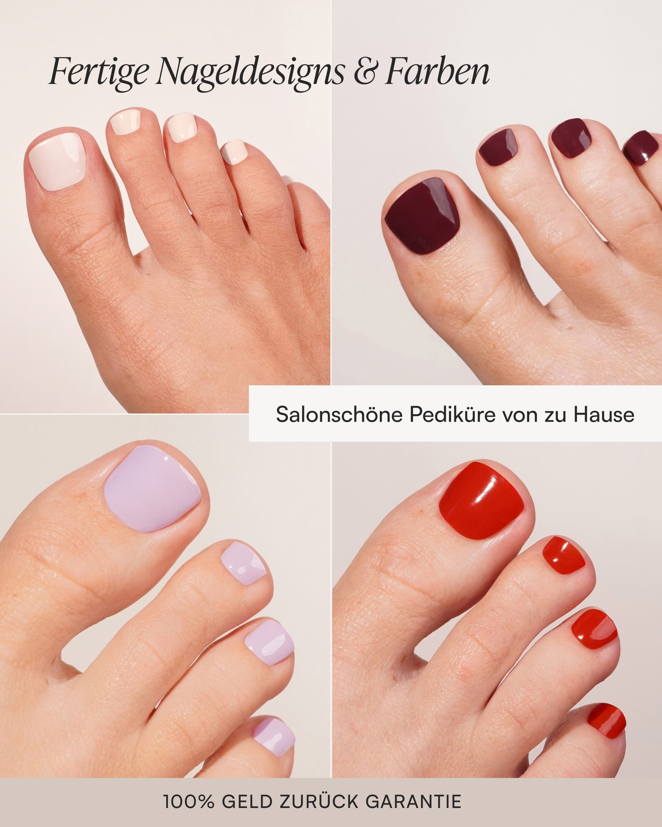 Sommer Pediküre Starter Set - Gel Strips - Doonails Switzerland