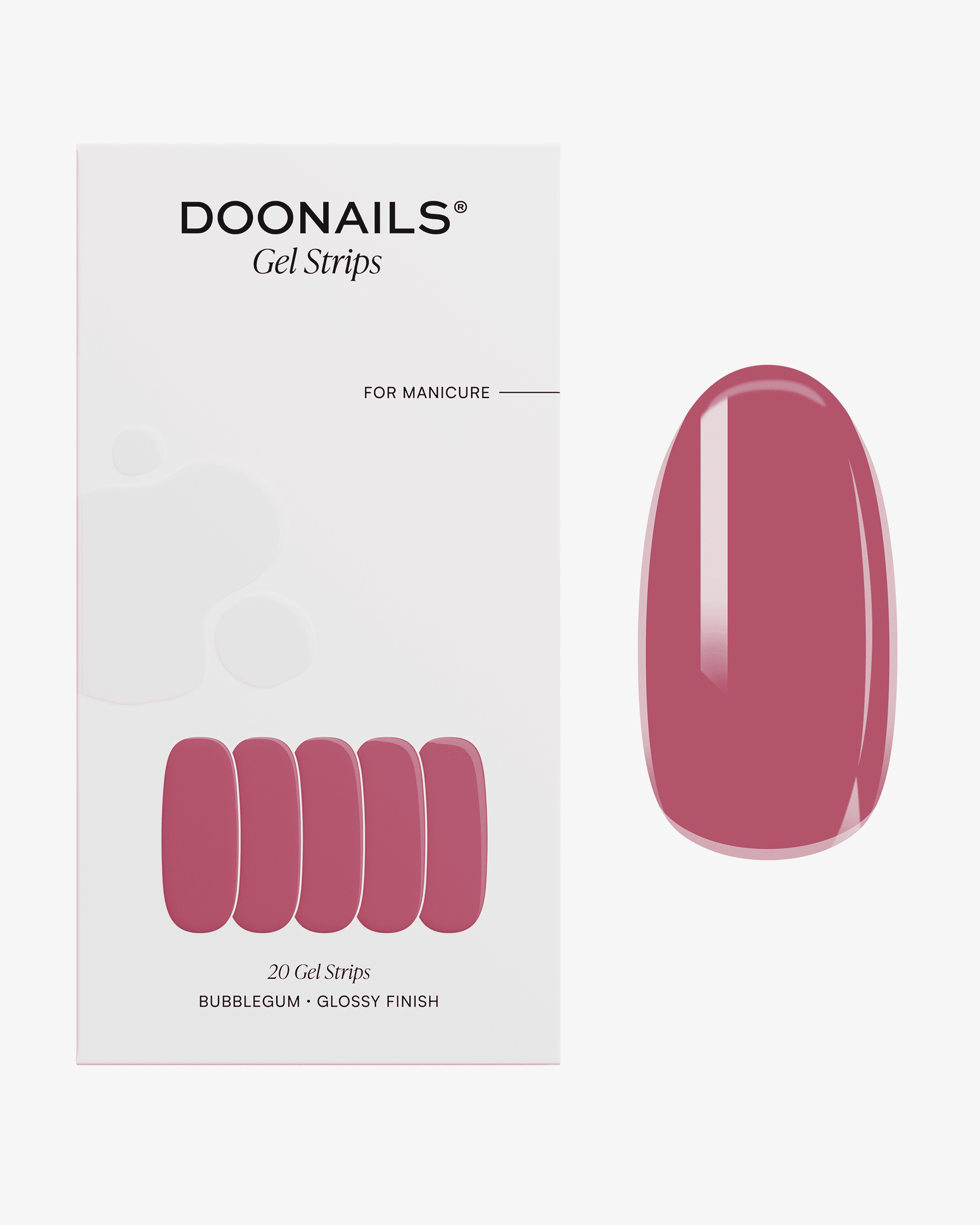 Bubblegum Gel Strips - Doonails Switzerland