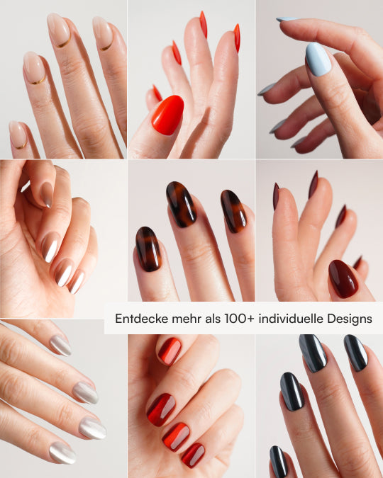 Love Paris Short Almond Soft Gel Press Ons - Doonails Switzerland