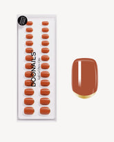 Cinnamon Extra Short Square Soft Gel Press Ons - Doonails Switzerland