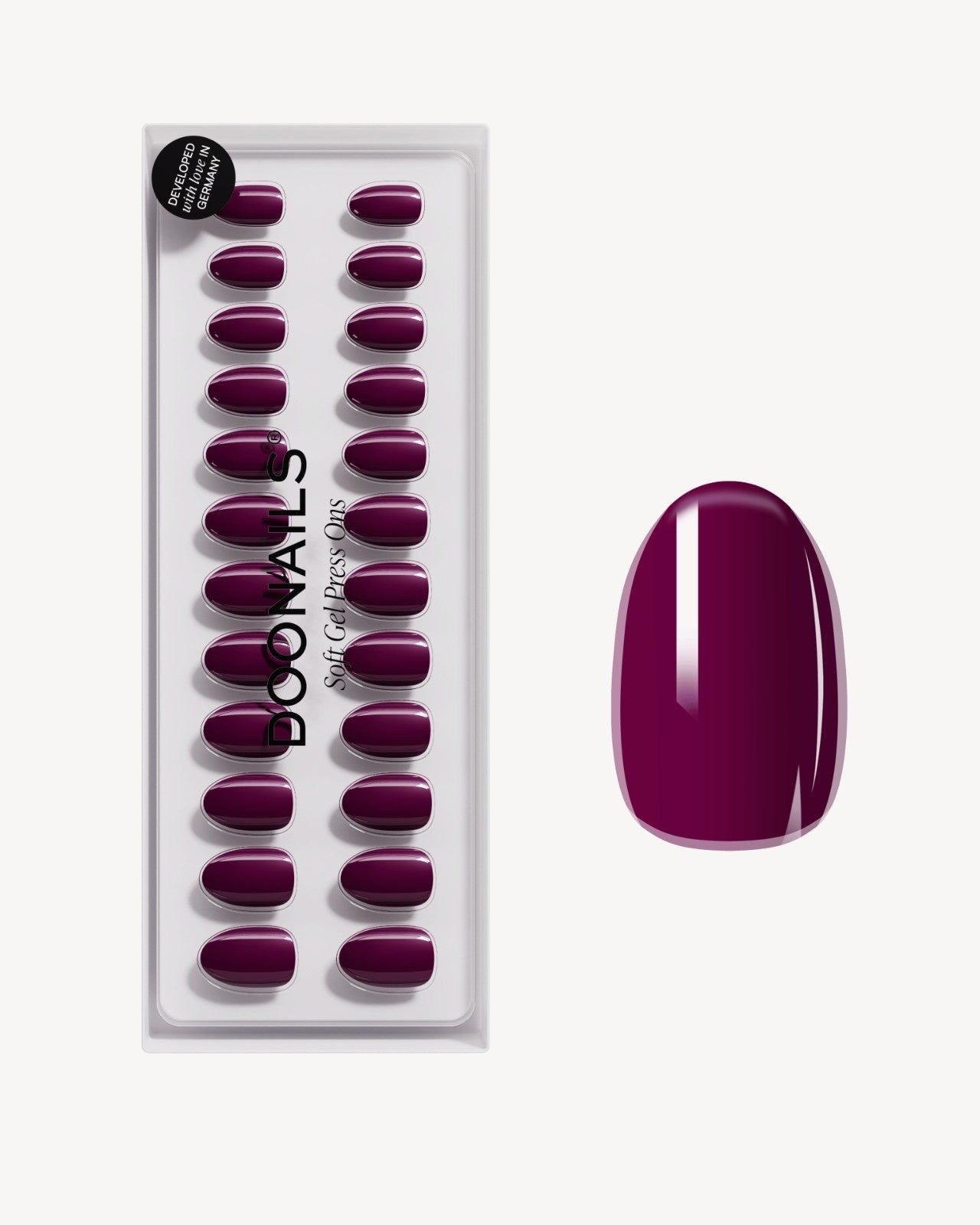 Into You Short Round Soft Gel Press Ons - Doonails Switzerland