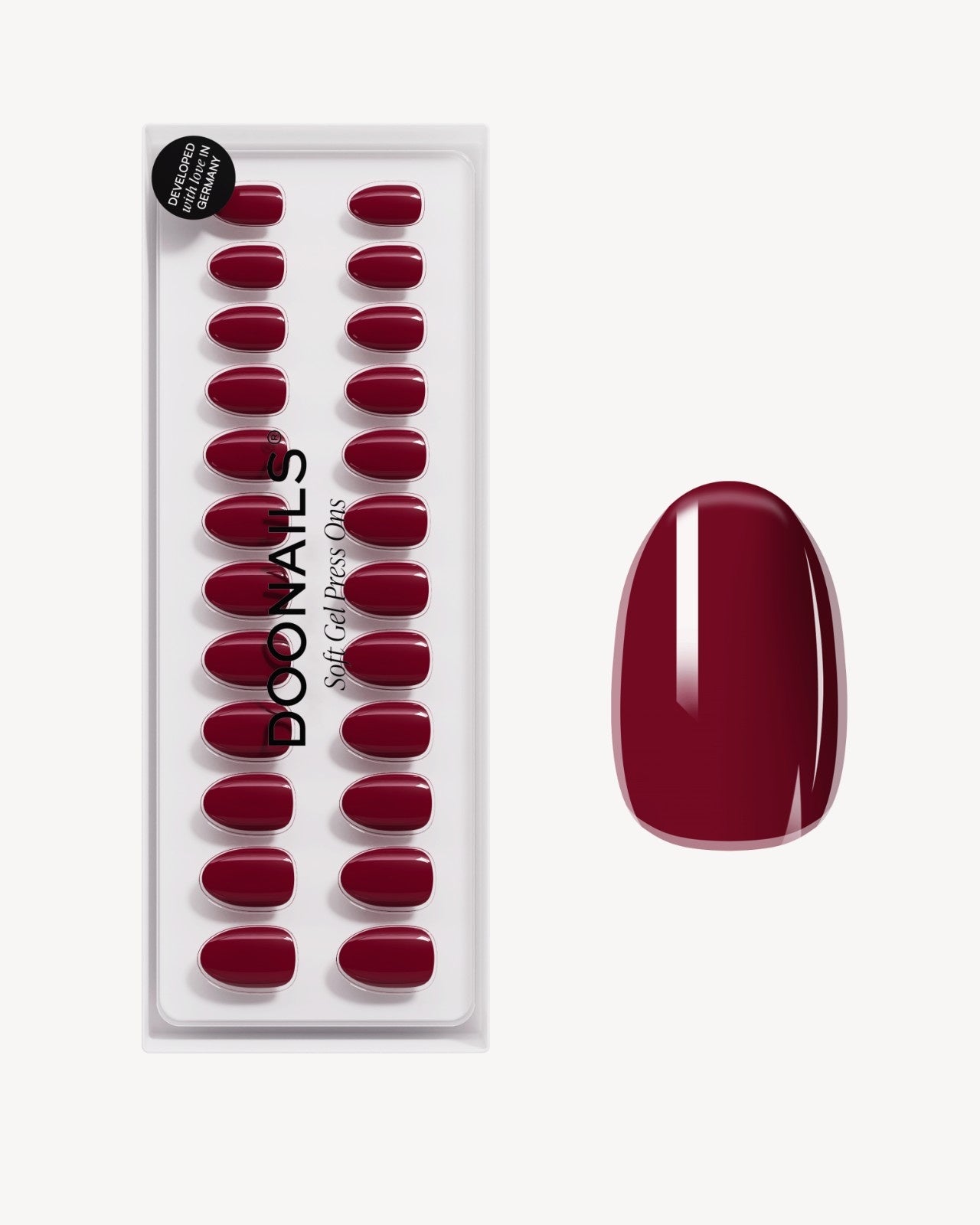 Love Paris Short Round Soft Gel Press Ons - Doonails Switzerland