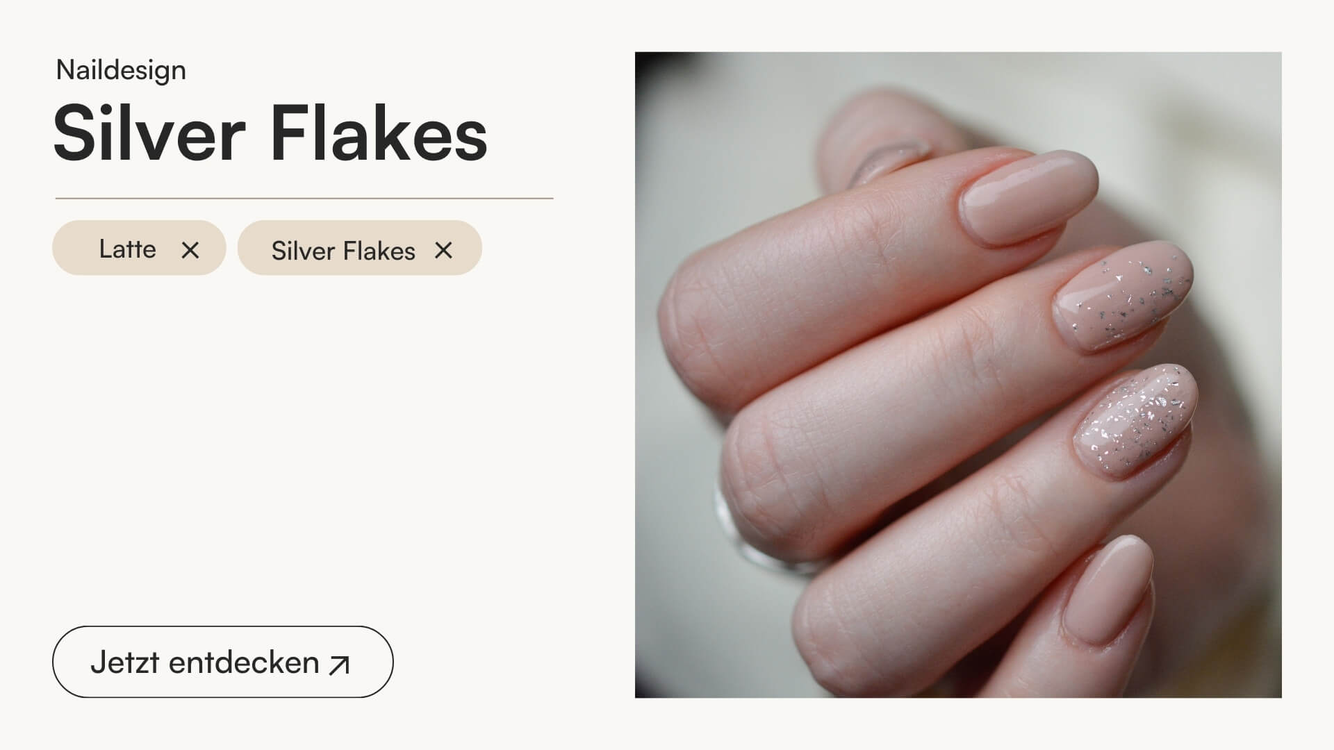 Silver Flakes - Doonails Switzerland