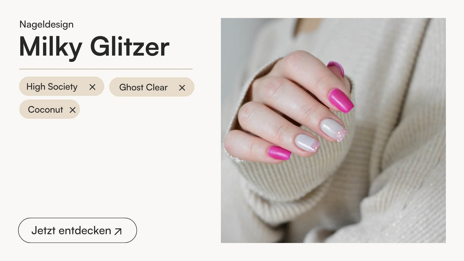 Milky Glitzer - Doonails Switzerland