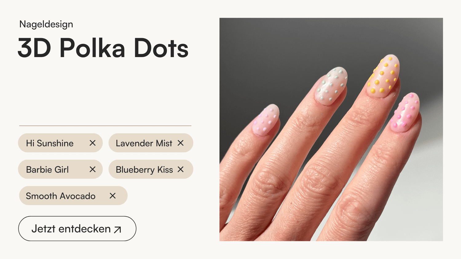 3D Polka Dots - Doonails Switzerland
