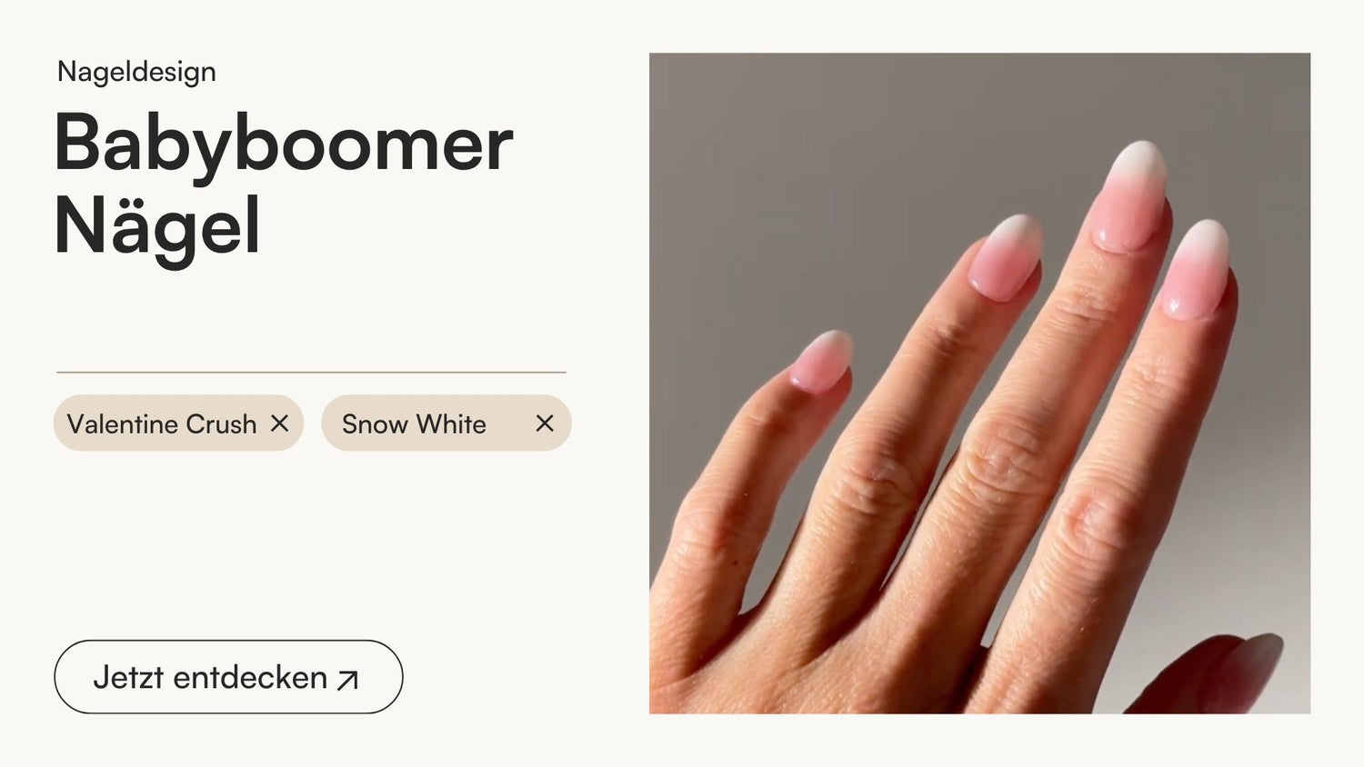 Babyboomer Nägel - So gelingt dir der Ombre-Look zu Hause