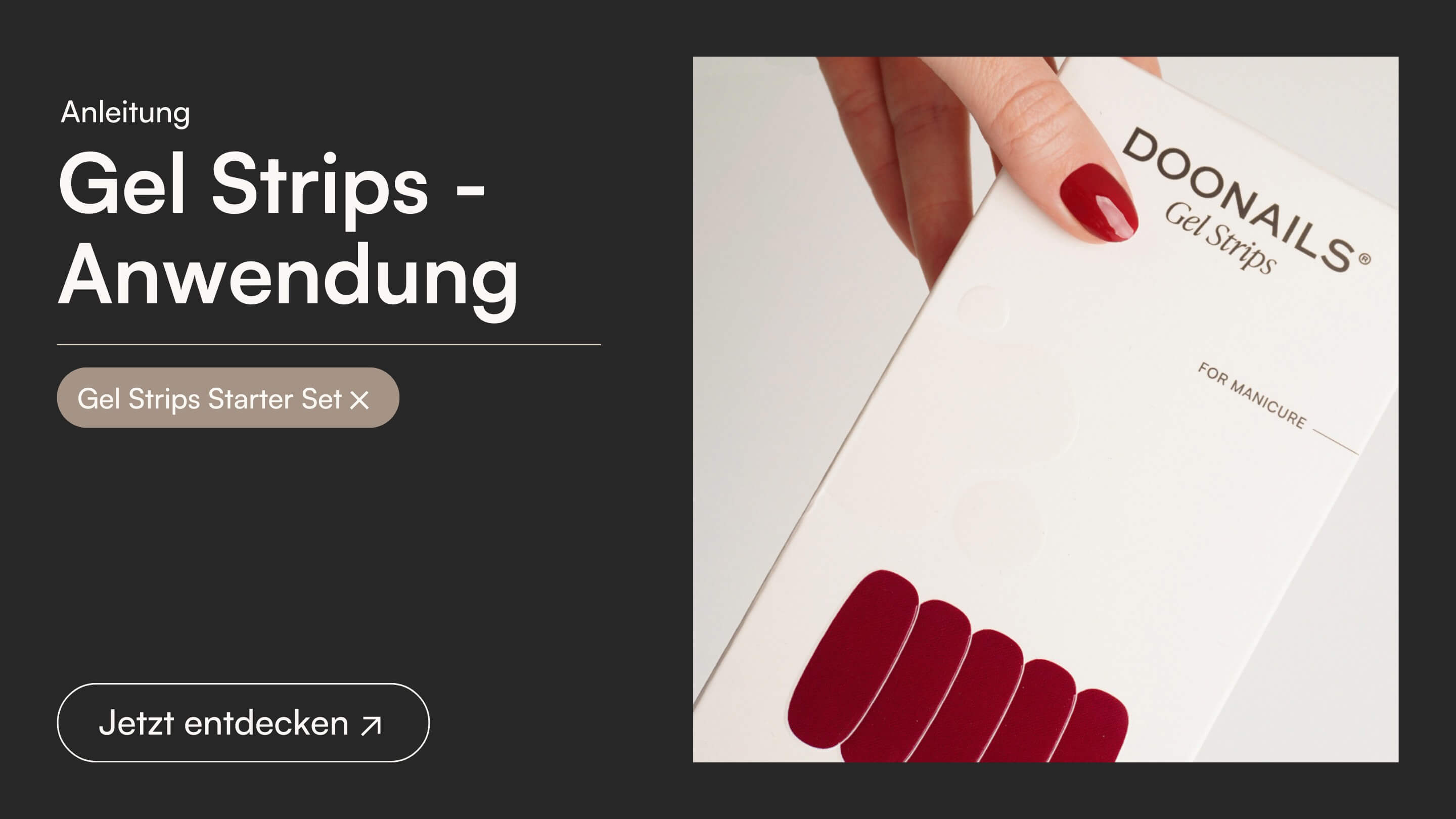 Gel Strips - Anleitung - Doonails Switzerland