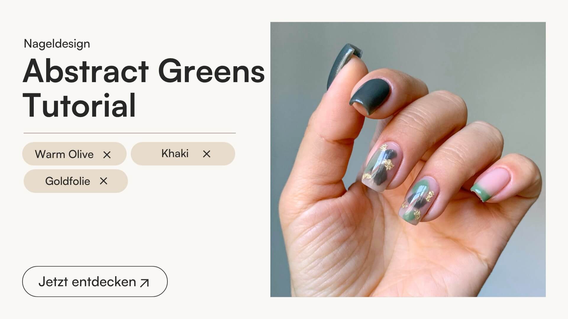 Abstract Greens Tutorial - Doonails Switzerland