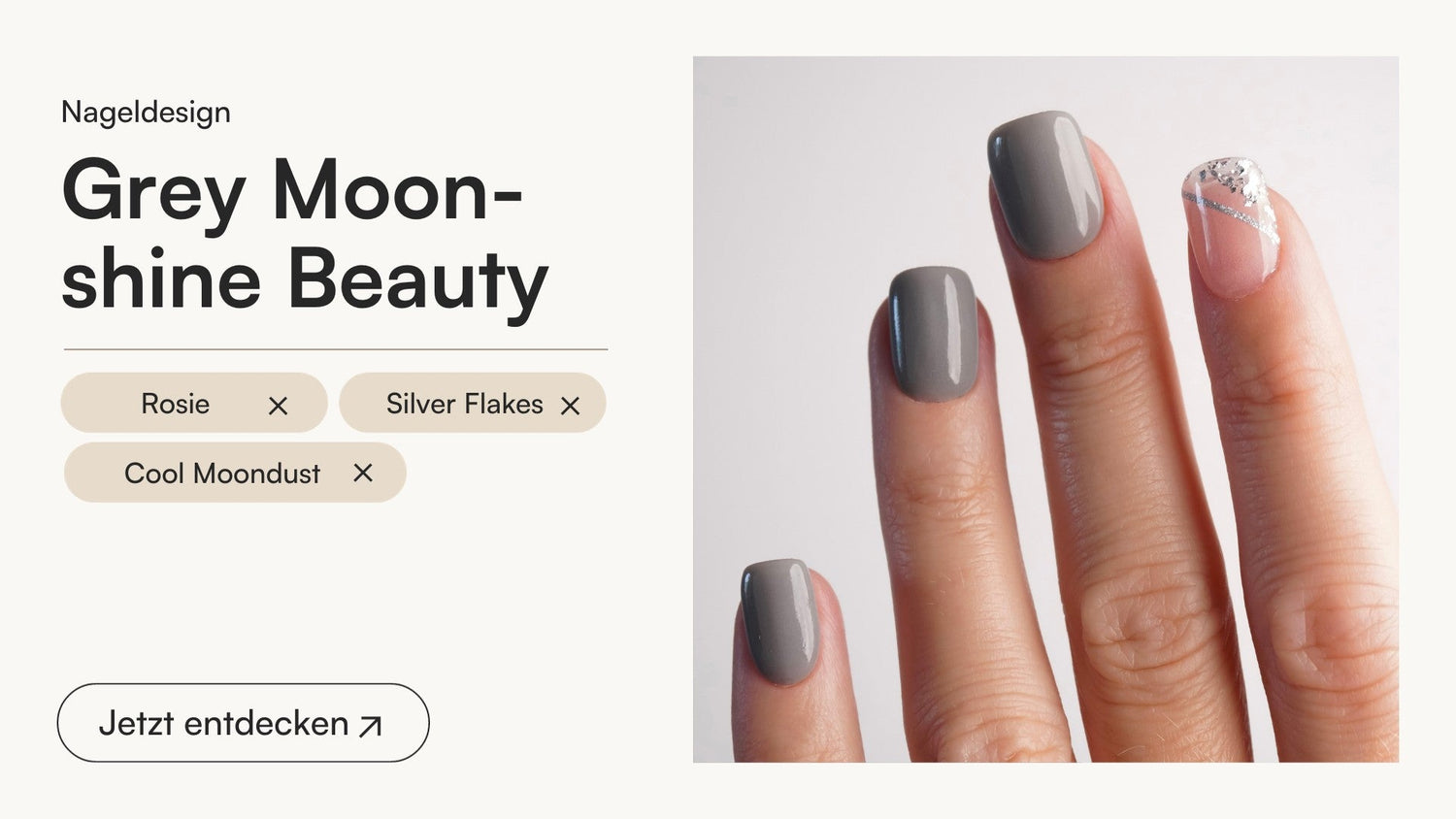 Grey Moonshine Beauty - Doonails Switzerland