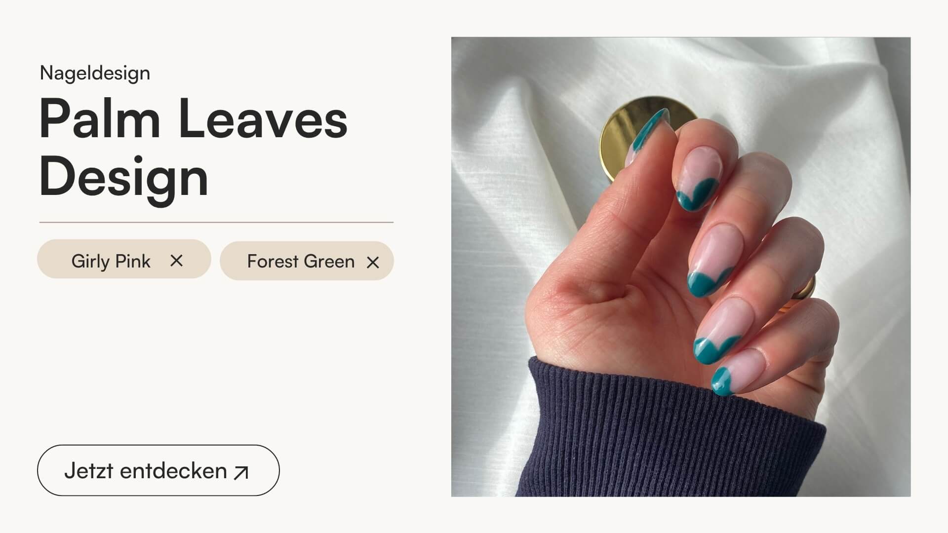 Palm Leaves Design - Doonails Switzerland