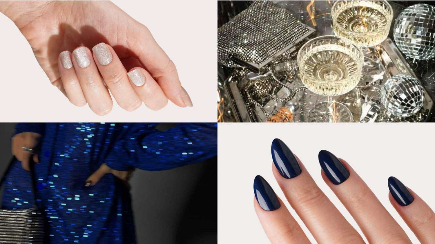Silvester Nails: Vier Moods für den Jahreswechsel