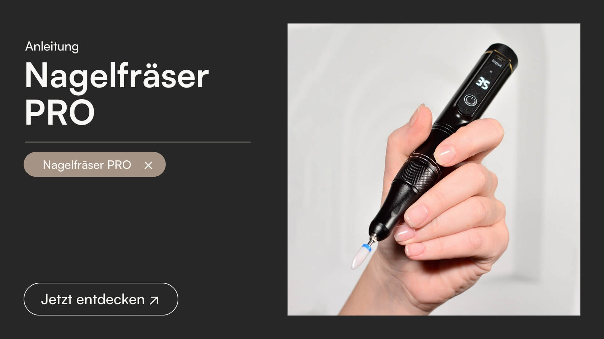 Nagelfräser PRO - Doonails Switzerland
