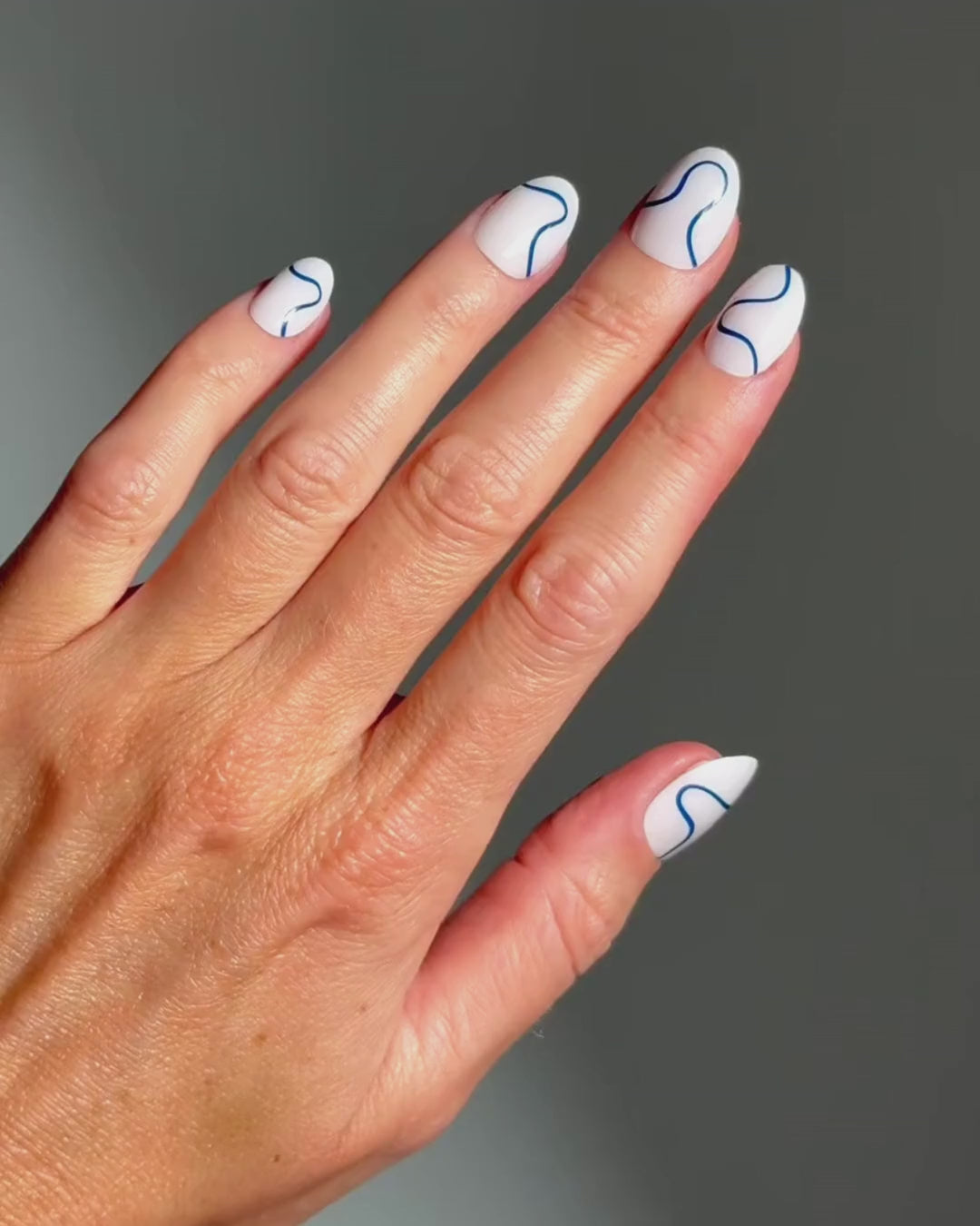 Blue Swirls Gel Strips