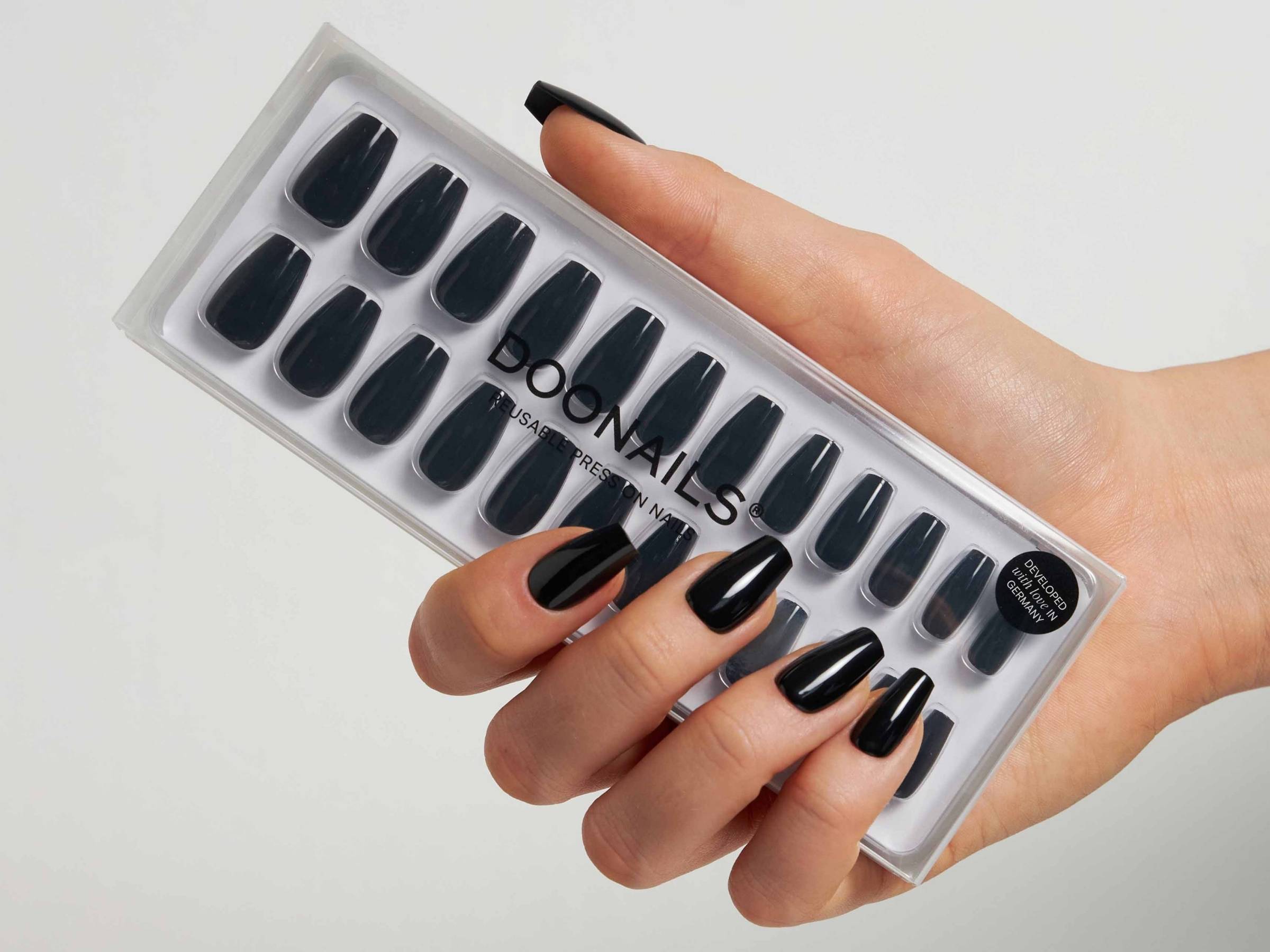 Coffin Soft Gel Press Ons