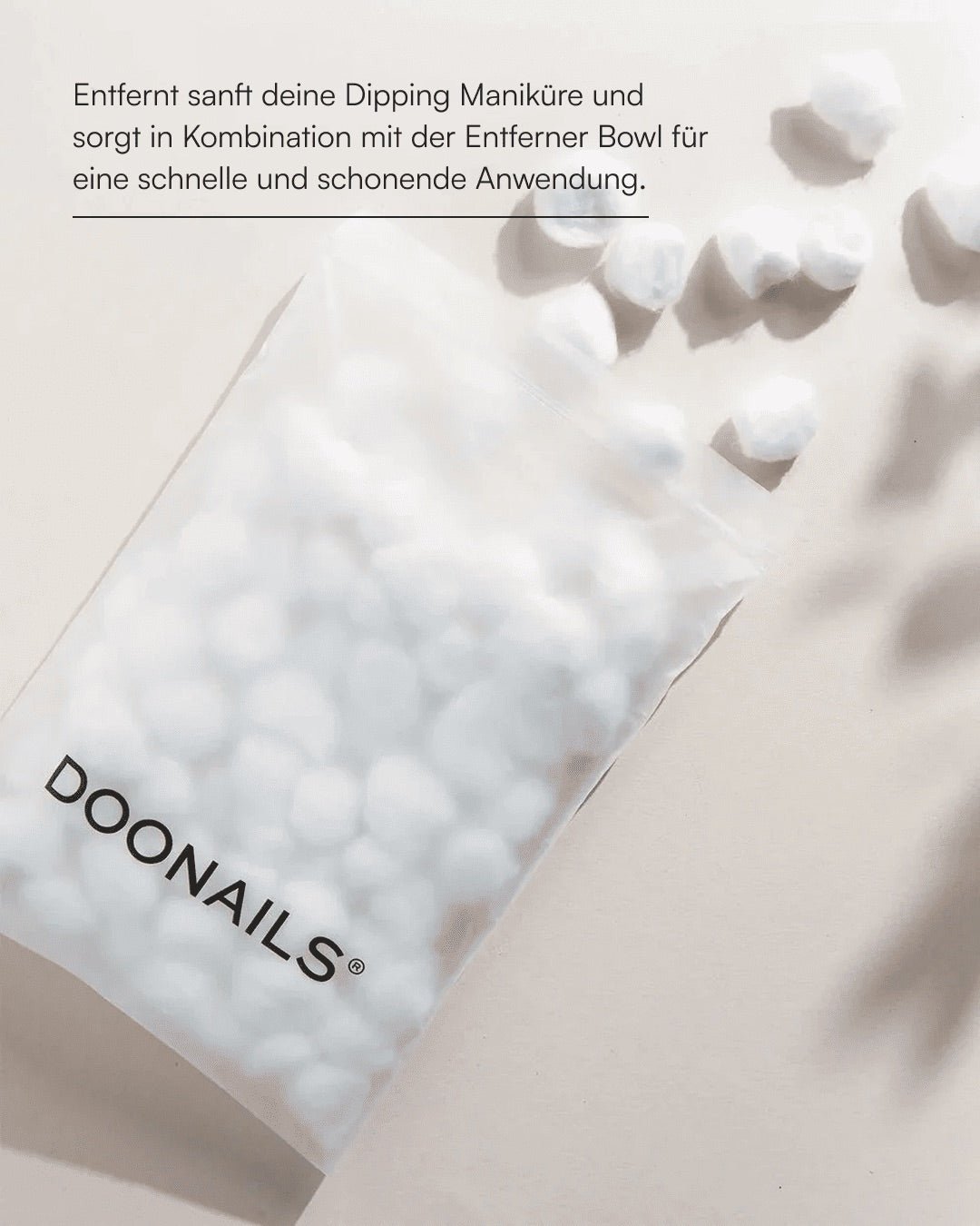 Entferner Wattebällchen - 100 Stück - Doonails Switzerland