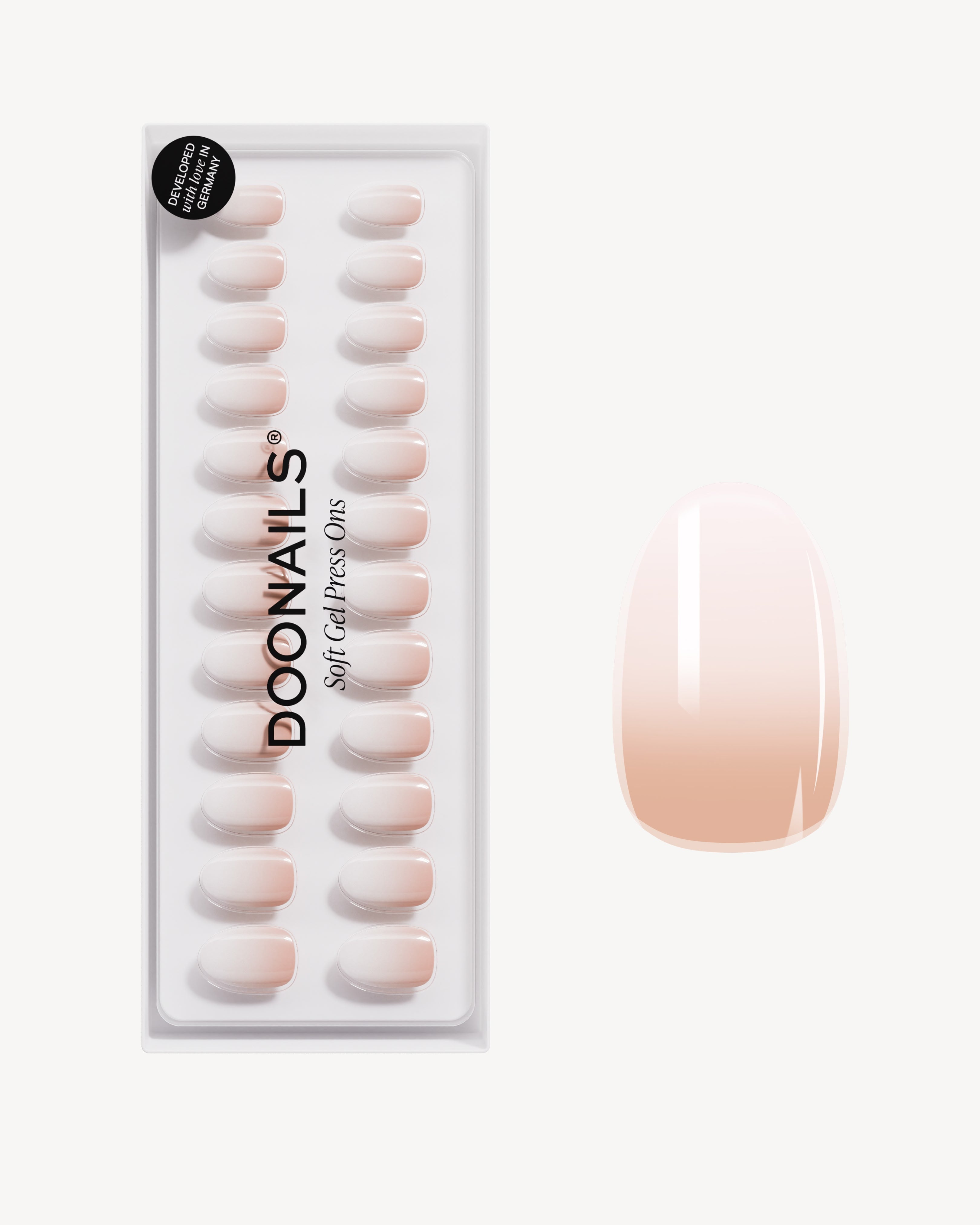 Babyboomer Short Round Soft Gel Press Ons