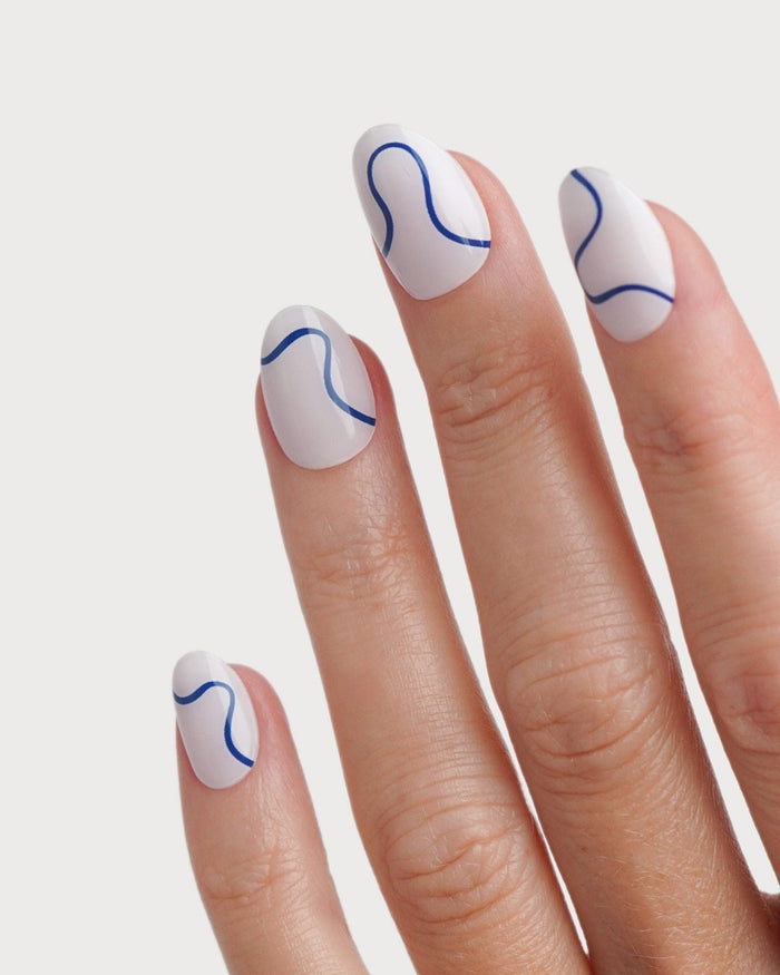 Blue Swirls Gel Strips