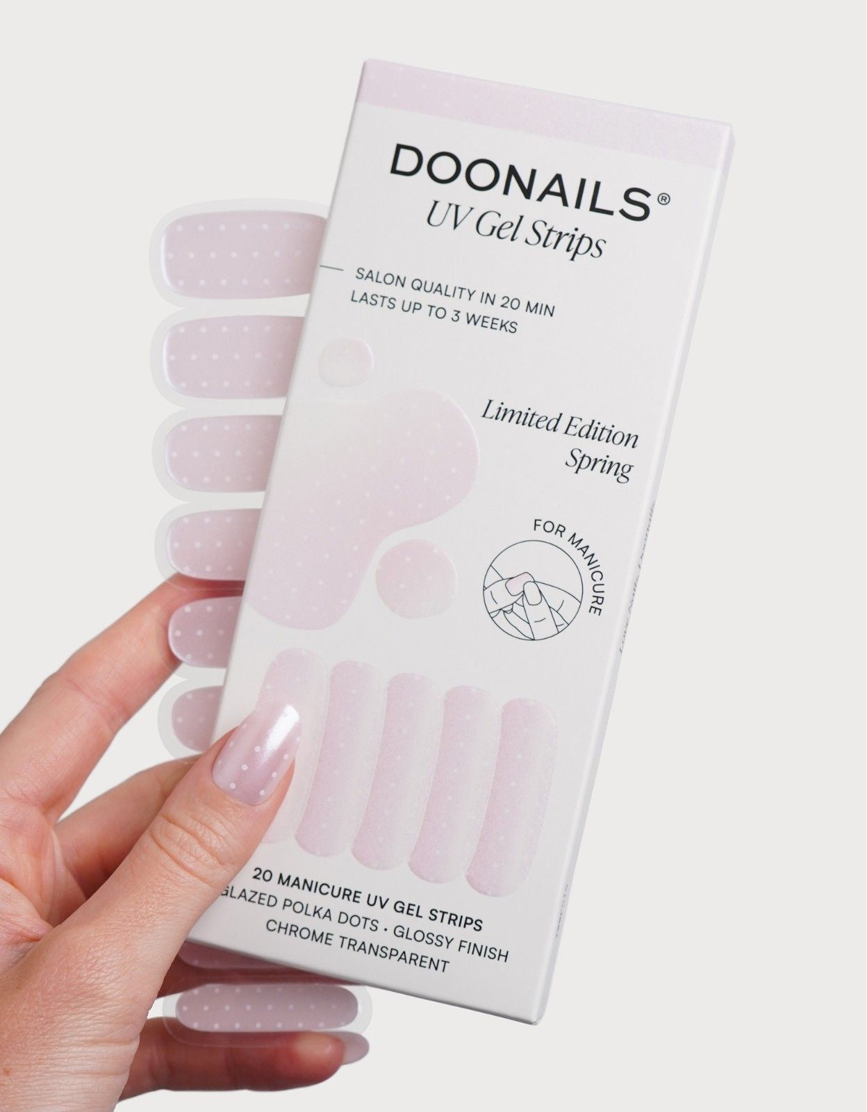 Limited Edition Glazed Polka Gel Strips