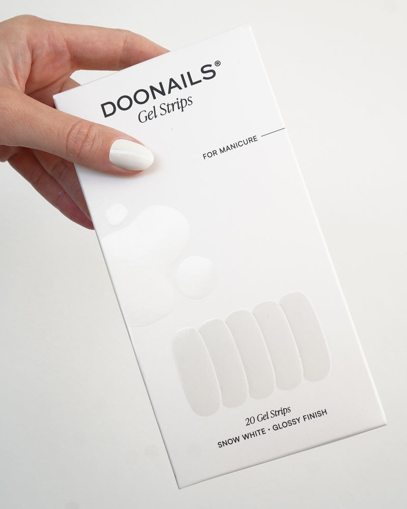 Snow White Gel Strips - Doonails Switzerland