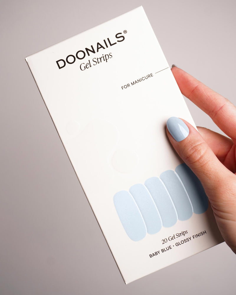 Baby Blue Gel Strips - Doonails Switzerland