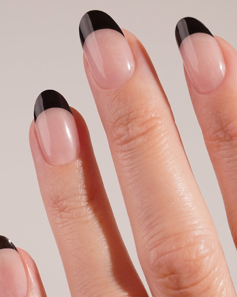 Black French Gel Strips - Doonails Switzerland