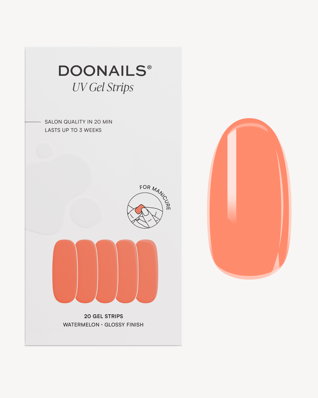 Watermelon Gel Strips - Doonails Switzerland