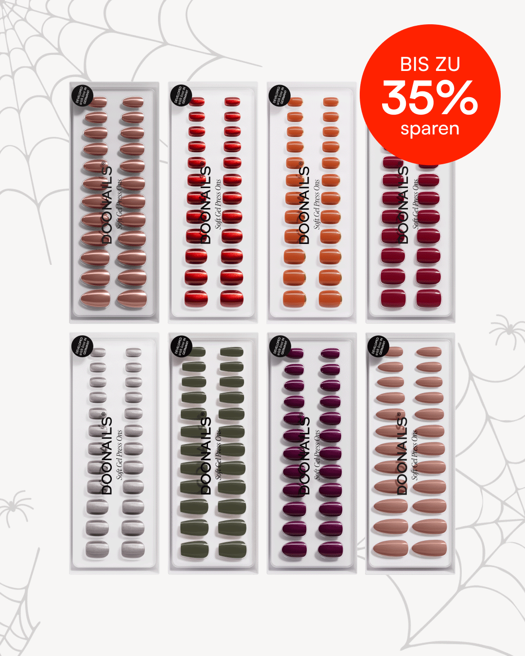 Farben Spar-Bundle - Soft Gel Press Ons