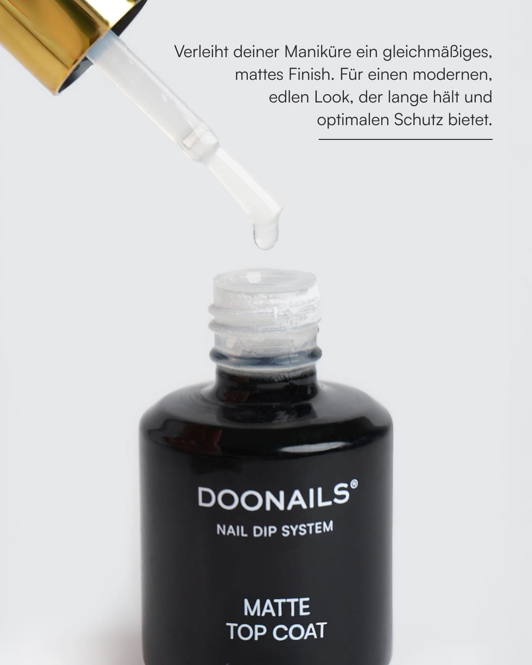 Matter Top Coat Nahaufnahme