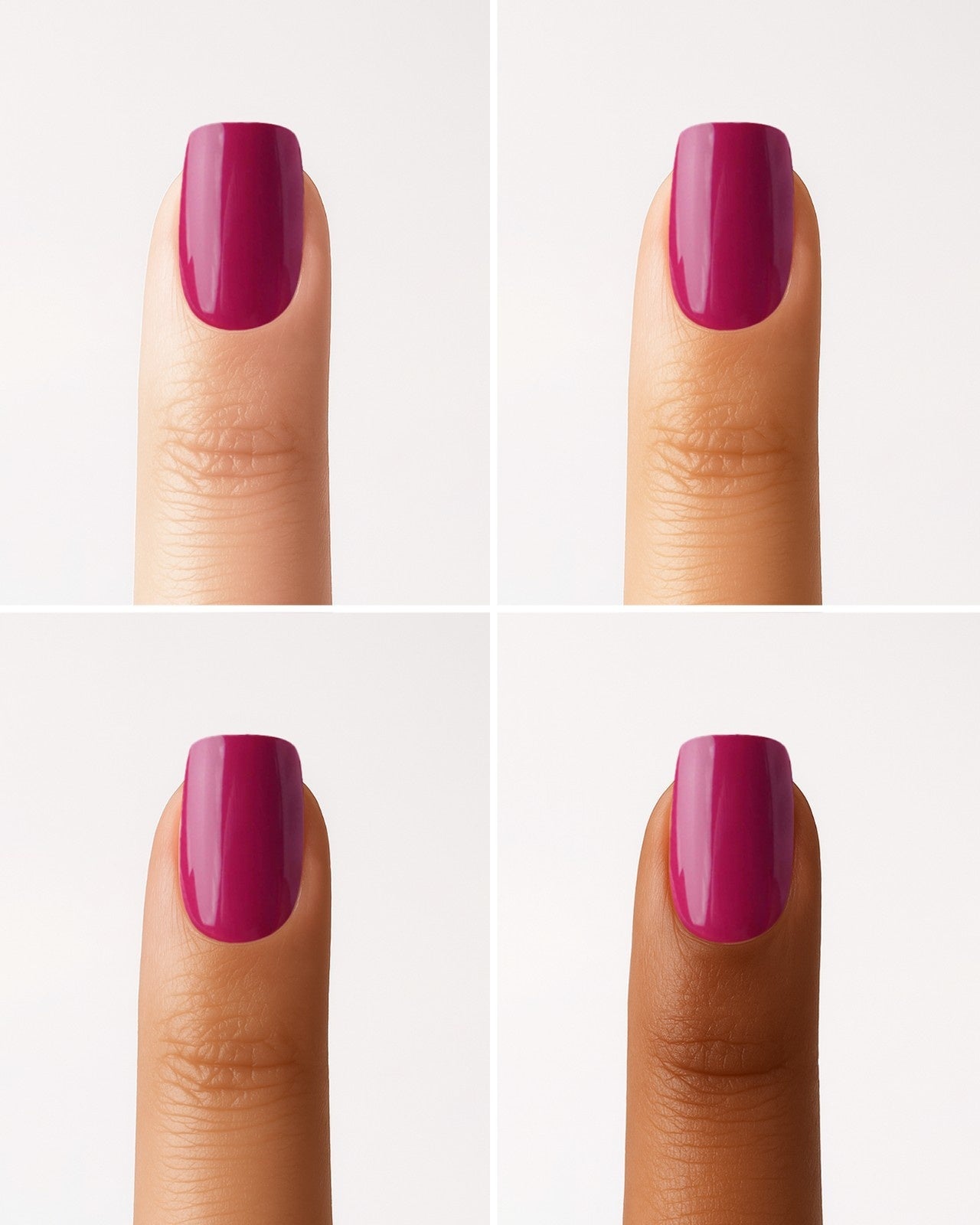 Acai Berry Short Square Soft Gel Press Ons