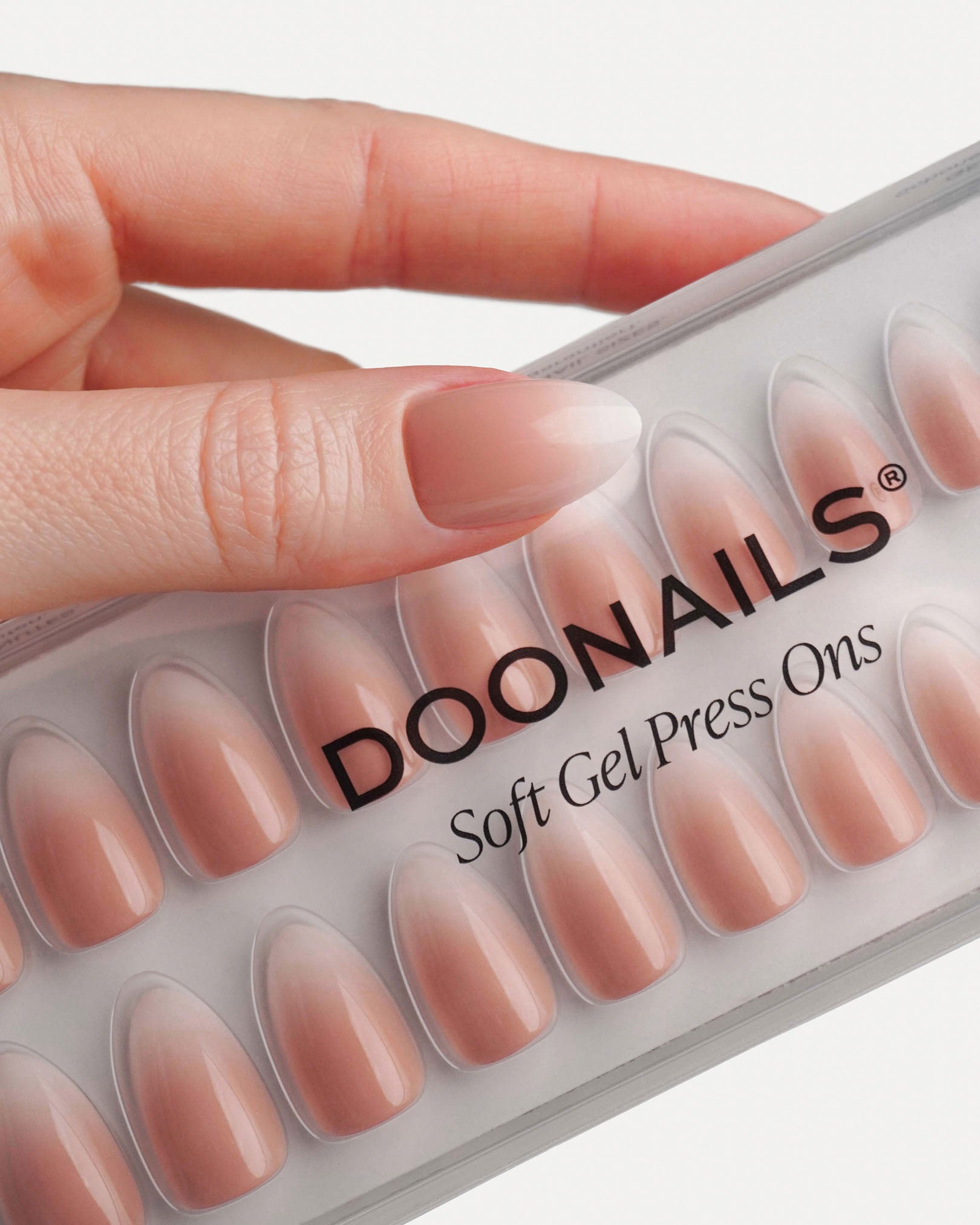 Babyboomer Short Almond Soft Gel Press Ons